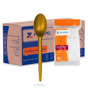 COLHER PLAZAPEL MASTER OURO CX C/20 100000540432_2