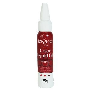 CORANTE COLOR LIQUID GEL VERMELHO MARSALA 25G ICEBERG100002111032_1