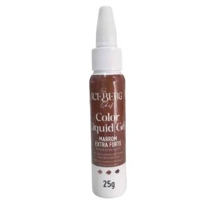 CORANTE COLOR LIQUID GEL MARROM EXTRA FORTE 25G ICEBERG100002111493_1
