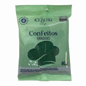 CONFEITO COLORIDO VERDE FOLHA 80G ICEBERG100002116129_1