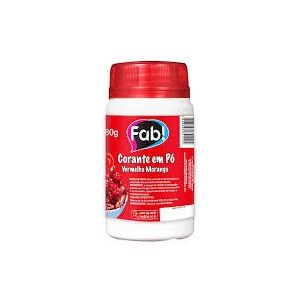 CORANTE EM PO ART VERMELHO MORANGO 80G FAB PC C/6100002222752_1
