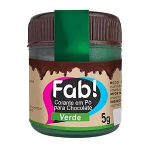CORANTE EM PO P CHOCOLATE ART ALIM VERDE 5G FAB100002226323_1