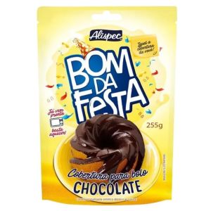 COBERTURA BOLO CHOCOLATE BOM DA FESTA STAND POUCH 255G CX C/12100002229048_1