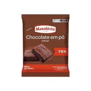 CHOCOLATE EM PO 70% CACAU 500G MAVALERIO UND100002422885_1
