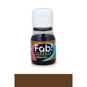 CORANTE LIQUIDO MARROM 10 ML FAB CX C/126814550_1