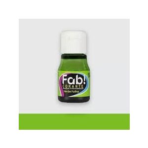 CORANTE LIQUIDO VERDE FOLHA 10 ML FAAB CX C/126815576_1