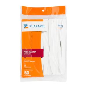 FACA PLAZAPEL MASTER BRANCO 50UN